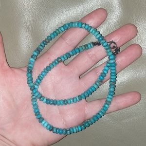 Turquoise Necklace on Sterling Silver